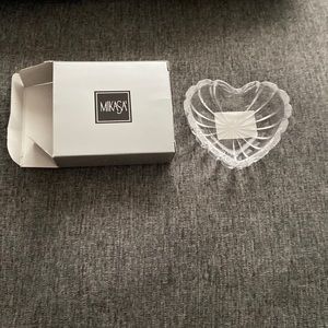 Mikasa jewel heart dish.